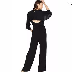 BCBG Generation ruffle jumpsuit sz S